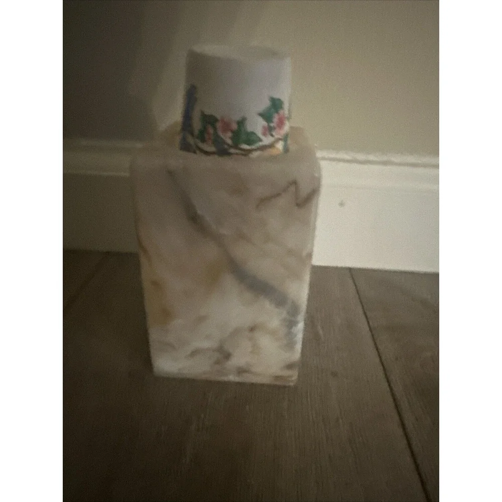 Vintage Faux‎ Brown Marble Stone Dixie Bathroom Cup Holder - Pop Up Dispenser